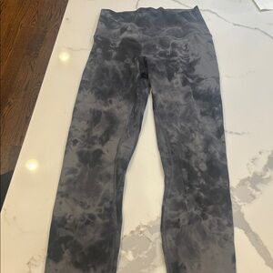 lululemon athletica Kids Charcoal Tie-Dye Leggings